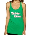 thumbnail image 1 of Wild Bobby Twirler Mom Girl Sports Women Tri-Blend Racerback Tank Top, Envy, Medium, 1 of 5