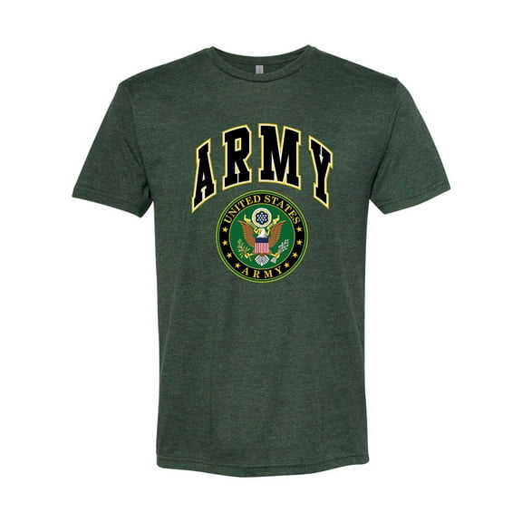 Wild Bobby U.S. Army Official Seal Men Premium Tri Blend Tee