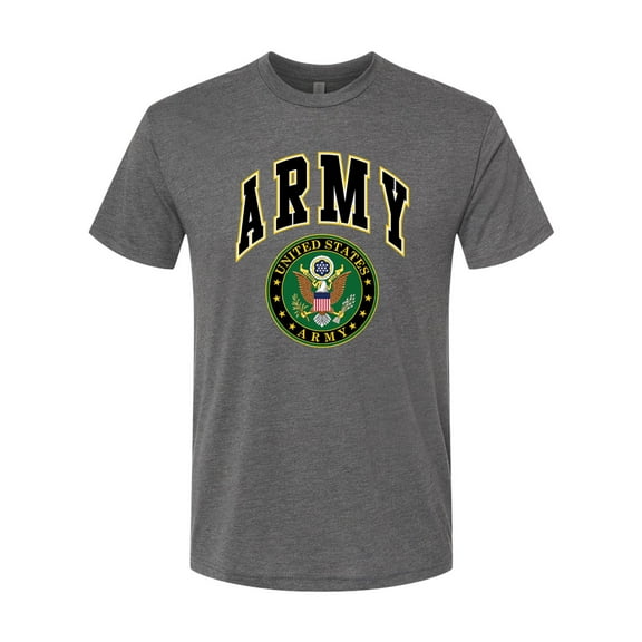 Wild Bobby U.S. Army Official Seal Men Premium Tri Blend Tee