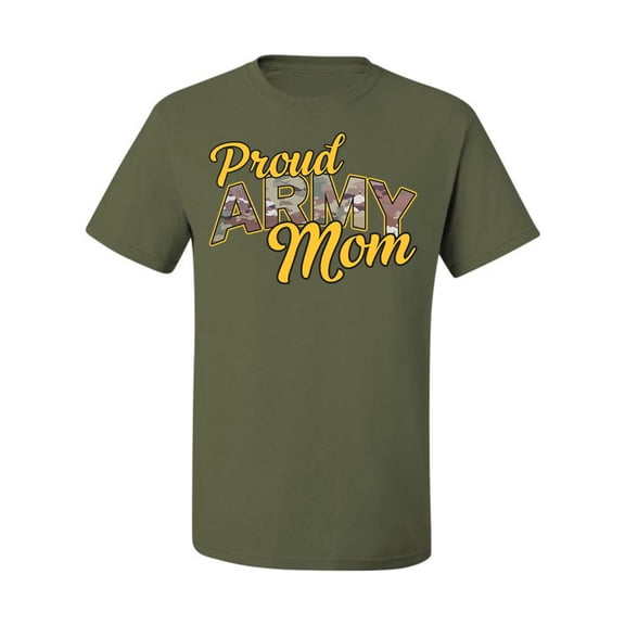Wild Bobby U.S. Army Proud Mom Men Tee