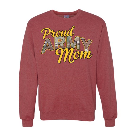 Wild Bobby U.S. Army Proud Mom Unisex Crewneck Sweatshirt