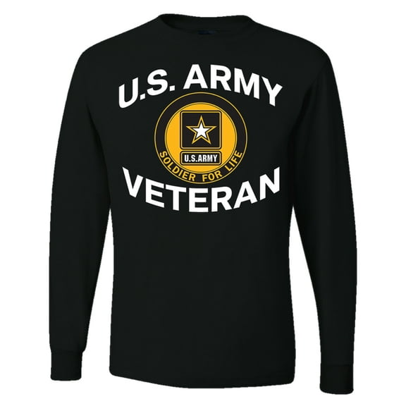 Wild Bobby U.S. Army Veteran Men Long Sleeve Shirt