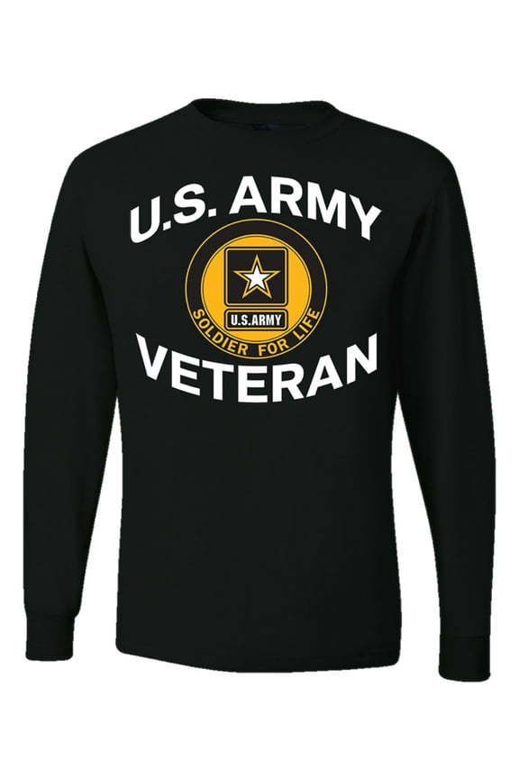 U.S. Army Veteran Men Long Sleeve Shirt