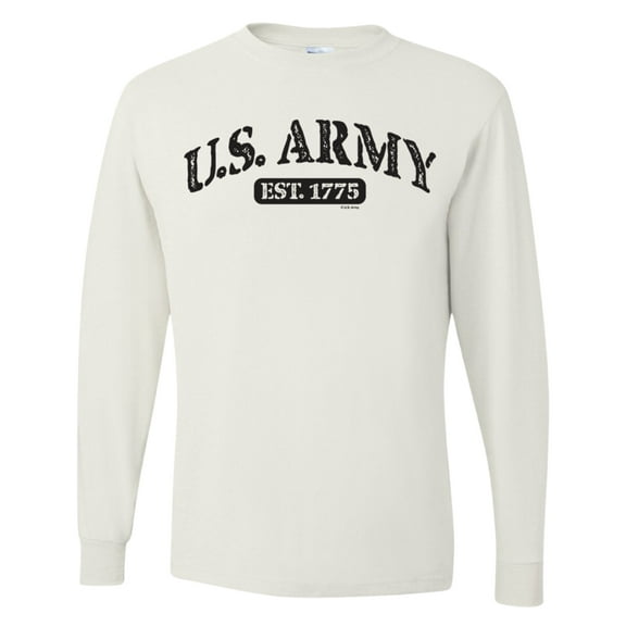 Wild Bobby U.S. Army Vintage 1775 Men Long Sleeve Shirt