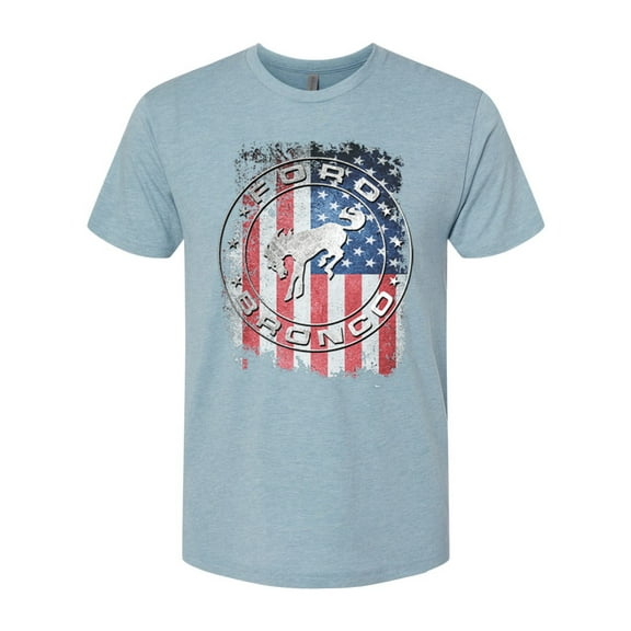 Wild Bobby US Flag Ford Bronco Men Premium Tri Blend Tee