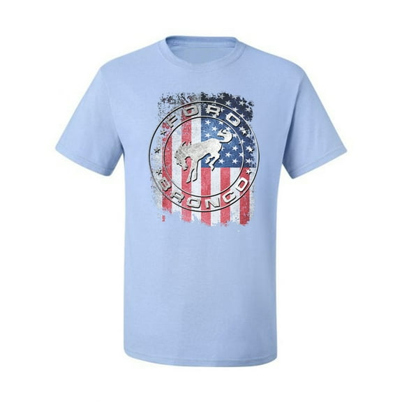 Wild Bobby US Flag Ford Bronco Men Tee
