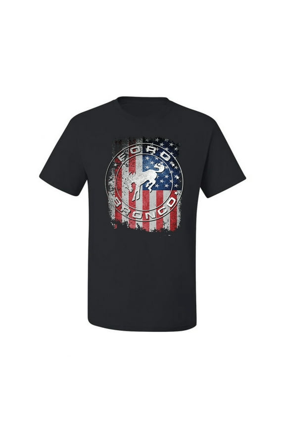 US Flag Ford Bronco Men Tee