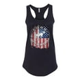 thumbnail image 1 of Wild Bobby US Flag Ford Bronco Women Racerback Tank Top, 1 of 6