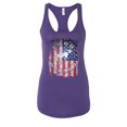 thumbnail image 1 of Wild Bobby US Flag Ford Bronco Women Racerback Tank Top, 1 of 6