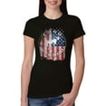 thumbnail image 1 of Wild Bobby US Flag Ford Bronco Women Slim Fit Junior Tee, 1 of 6