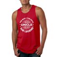 thumbnail image 1 of Wild Bobby, Uncle Man Myth Legend Funny Dad Uncle Papa Granpa Dad Gift, Father's Day, Men Graphic Tank Top, Red, Medium, 1 of 4