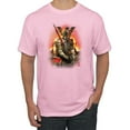 thumbnail image 1 of Wild Bobby, Undead Dark Knight, Pop Culture, Men Graphic Tees, Light Pink, 5XL, 1 of 3
