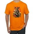 thumbnail image 1 of Wild Bobby, Undead Dark Knight, Pop Culture, Men Graphic Tees, Orange, 5XL, 1 of 3