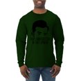 thumbnail image 1 of Wild Bobby, Uninterested in Opinion Schitt's David Quote, Pop Culture, Men Long Sleeve Shirt, Forest Green, Small, 1 of 4