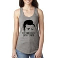 thumbnail image 1 of Wild Bobby, Uninterested in Opinion Schitt's David Quote, Pop Culture, Women Racerback Tank Top, Heather Grey, Small, 1 of 4
