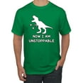 thumbnail image 1 of Wild Bobby, Unstoppable T Rex Funny, Pop Culture, Men Graphic Tee, Kelly, Small, 1 of 4