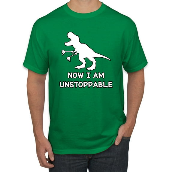 Wild Bobby, Unstoppable T Rex Funny, Pop Culture, Men Graphic Tee, Kelly, Small