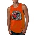 thumbnail image 1 of Wild Bobby, Vintage Hot Rod Old Garage Cars and Trucks Mens Graphic Tank Top, Orange, Small, 1 of 3