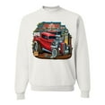 thumbnail image 1 of Wild Bobby, Vintage Hot Rod Old Garage Cars and Trucks Unisex Crewneck Graphic Sweatshirt, White, 3XL, 1 of 3