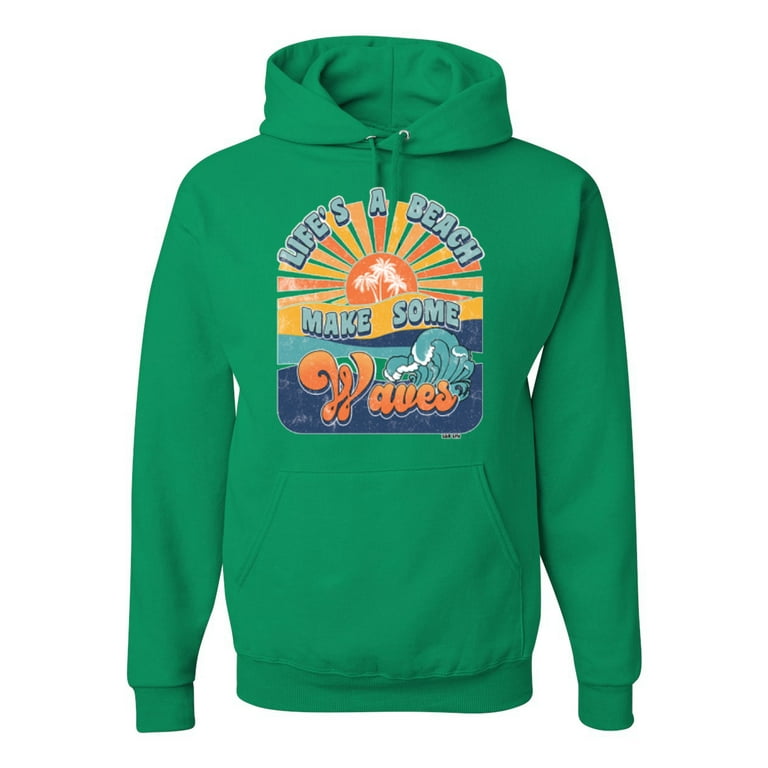 Life's a beach hoodie hotsell