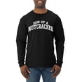 thumbnail image 1 of Wild Bobby Vintage Movie Quote Son Of A Nutcracker Men Long Sleeve Shirt, Black, Small, 1 of 6