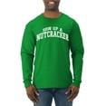 thumbnail image 1 of Wild Bobby Vintage Movie Quote Son Of A Nutcracker Men Long Sleeve Shirt, Kelly, Small, 1 of 6
