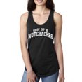 thumbnail image 1 of Wild Bobby Vintage Movie Quote Son Of A Nutcracker Women Racerback Tank Top, Black, Small, 1 of 6