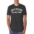 thumbnail image 1 of Wild Bobby Vintage Movie Quote Why Is The Carpet Wet Todd? Men Premium Tri Blend T-Shirt, Vintage Black, Small, 1 of 6