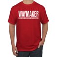 thumbnail image 1 of Wild Bobby Waymaker Inspirational/Christian Men Graphic Tee, Red, X-Large, 1 of 5