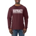 thumbnail image 1 of Wild Bobby Waymaker Inspirational/Christian Men Long Sleeve Shirt, Maroon, Large, 1 of 5