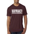 thumbnail image 1 of Wild Bobby Waymaker Inspirational/Christian Men Premium Tri Blend Tee, Cardinal, Small, 1 of 5