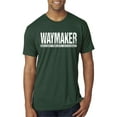 thumbnail image 1 of Wild Bobby Waymaker Inspirational/Christian Men Premium Tri Blend Tee, Forest Green, Medium, 1 of 5