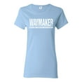thumbnail image 1 of Wild Bobby Waymaker Inspirational/Christian Women Graphic Tee, Light Blue, XX-Large, 1 of 5
