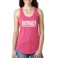 thumbnail image 1 of Wild Bobby Waymaker Inspirational/Christian Women Racerback Tank Top, Hot Pink, X-Large, 1 of 5