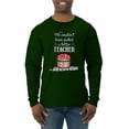thumbnail image 1 of Wild Bobby, We Couldn't Have Picked a Better Teacher Apple Basket Pop Culture Mens Long Sleeve Shirt, Forest Green, Medium, 1 of 3