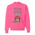 thumbnail image 1 of Wild Bobby, We Couldn't Have Picked a Better Teacher Apple Basket Pop Culture Unisex Crewneck Graphic Sweatshirt, Neon Pink, Small, 1 of 3
