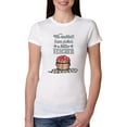 thumbnail image 1 of We Couldnâ€™t Have Picked a Better Teacher Apple Basket Pop Culture Womens Slim Fit Junior Tee, White, X-Large, 1 of 3