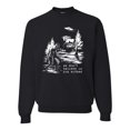 thumbnail image 1 of Wild Bobby We Don't Believe Either Bigfoot Unicorns Unisex Crewneck Sweatshirt, 1 of 6