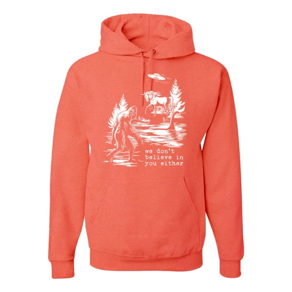 Wild Bobby We Don't Believe Either Bigfoot Unicorns Unisex Hoodie Sweatshirt