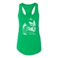 thumbnail image 1 of Wild Bobby We Don't Believe Either Bigfoot Unicorns Women Racerback Tank Top, 1 of 6