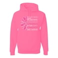 thumbnail image 1 of Wild Bobby, We Don't Know How Strong We are Until Strong is the Only Choice, Breast Cancer Awareness, Unisex Graphic Hoodie Sweatshirt, Neon Pink, X-Large, 1 of 4