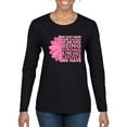 thumbnail image 1 of Wild Bobby, We Don't Know How Strong We are Until Strong is the Only Choice, Breast Cancer Awareness, Women Graphic Long Sleeve Tee, Black, Small, 1 of 4