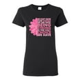 thumbnail image 1 of Wild Bobby, We Don't Know How Strong We are Until Strong is the Only Choice, Breast Cancer Awareness, Women Graphic Tee, Black, Small, 1 of 4