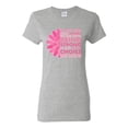 thumbnail image 1 of Wild Bobby, We Don't Know How Strong We are Until Strong is the Only Choice, Breast Cancer Awareness, Women Graphic Tee, Heather Grey, X-Large, 1 of 4
