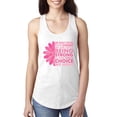 thumbnail image 1 of Wild Bobby, We Don't Know How Strong We are Until Strong is the Only Choice, Breast Cancer Awareness, Women Racerback Tank Top, White, Medium, 1 of 4