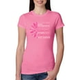 thumbnail image 1 of Wild Bobby, We Don't Know How Strong We are Until Strong is the Only Choice, Breast Cancer Awareness, Women Slim Fit Junior Tee, Hot Pink, X-Large, 1 of 4