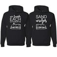 thumbnail image 1 of Wild Bobby, We Finish Each Others Sandwiches His and Hers Matching Couples Hoodies, Black, Mens XL-Womens S, 1 of 3