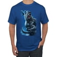 thumbnail image 1 of Wild Bobby, Werewolf Woods in the Night Scary Horror, Pop Culture, Men Graphic Tees, Royal, X-Large, 1 of 3