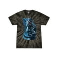 thumbnail image 1 of Wild Bobby, Werewolf Woods in the Night Scary Horror, Pop Culture, Tie-Dye Tees, Spiral Black, Small, 1 of 3