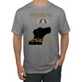 thumbnail image 1 of Wild Bobby, When Life Brings A Storm Play In The Puddles Cute Dog Umbrella Dog Lover Men's Graphic T-Shirt, Heather Grey, Large, 1 of 3
